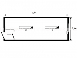 Блок-контейнер 6м жилой для строительных объектов в Воскресенском